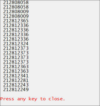 Is disk space useful entropy completed.